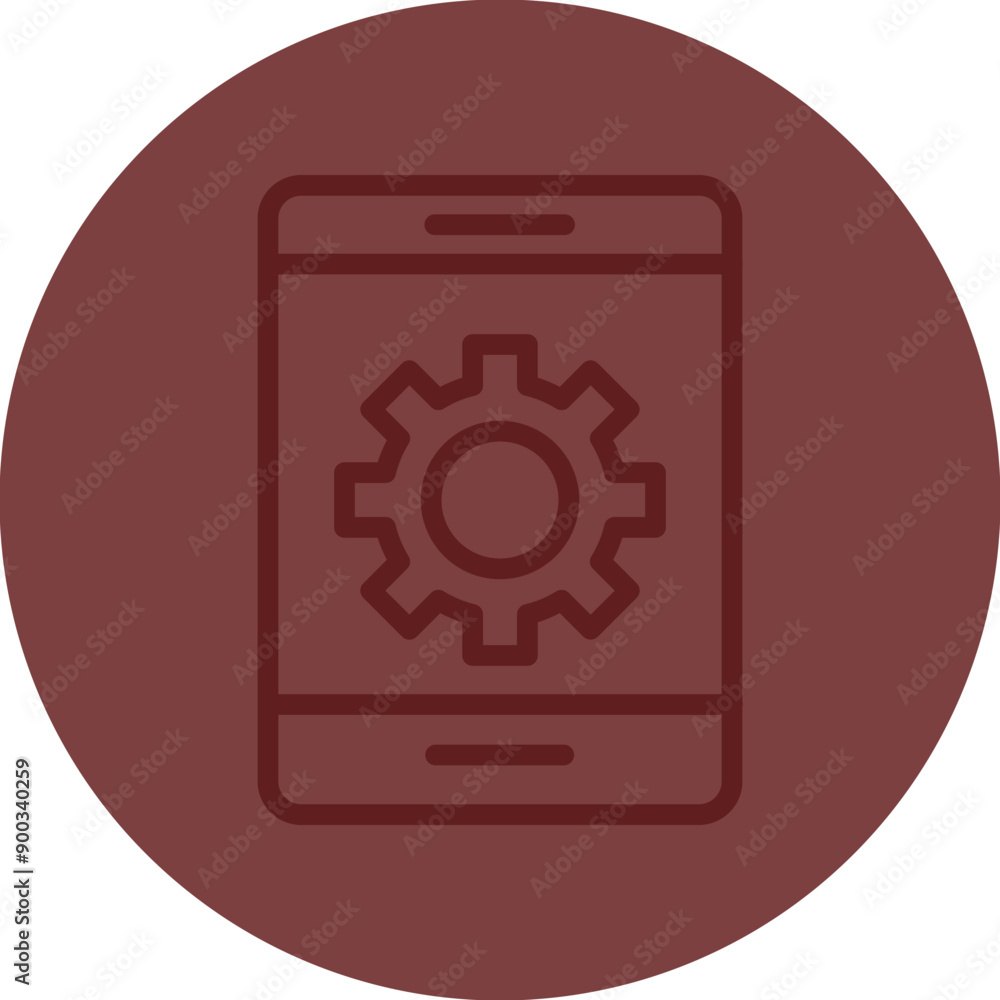 Tablet Vector Line Maroon Circle Maroon Tablet Vector Line Maroon Circle Maroon