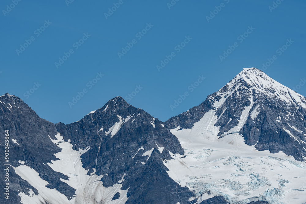 Billings Glacier, View of Passage Canal on a rare sunny day. Glacier Ranger District, Chugach National Forest, Whittier, Alaska Billings Glacier, View of Passage Canal on a rare sunny day. Glacier Ranger District, Chugach National Forest, Whittier, Alaska