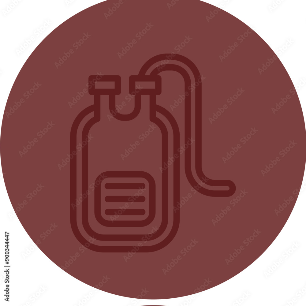 Blood Bag Vector Line Maroon Circle Maroon Blood Bag Vector Line Maroon Circle Maroon