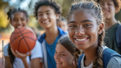 A spirited image of students participating in extracurricular activities like sports, debate clubs, or art projects, showcasing the diverse interests of student life.