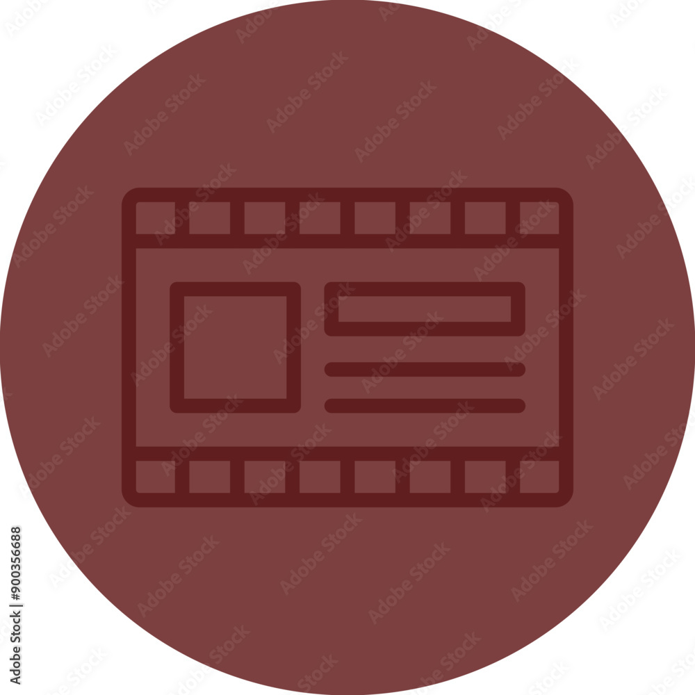 Postcard Vector Line Maroon Circle Maroon Postcard Vector Line Maroon Circle Maroon