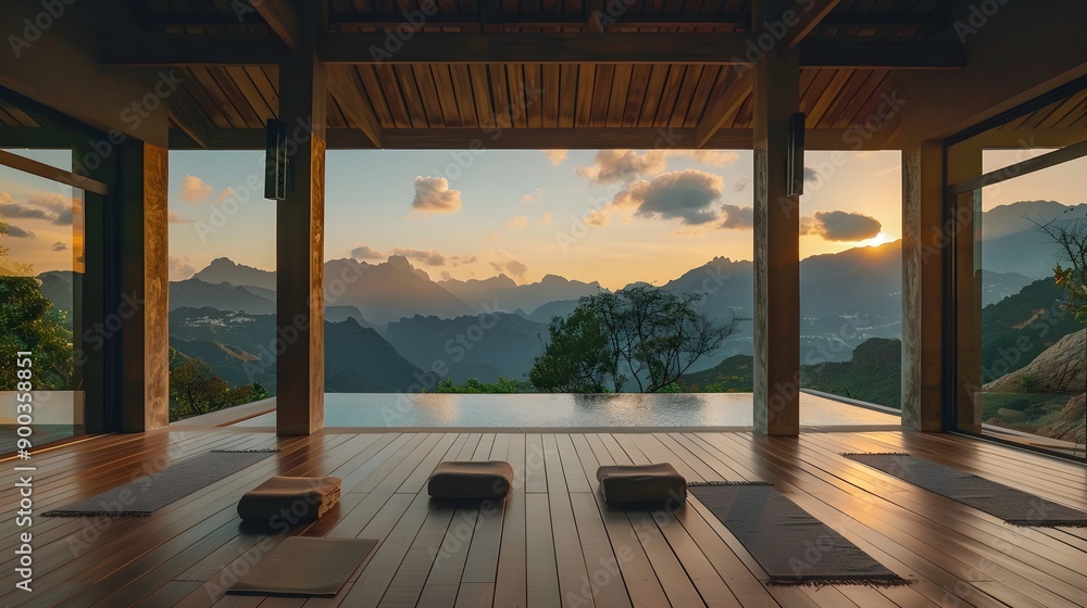 Serenity and yoga practicing,meditation at mountain range. Serenity and yoga practicing,meditation at mountain range.