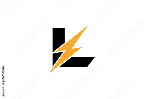Letter L Electric Logo | L Flash Logo design | L Letter Logo Design with Lighting Thunder Bolt | L Logo Design