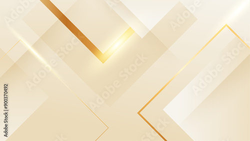 Modern luxury white and gold abstract background
