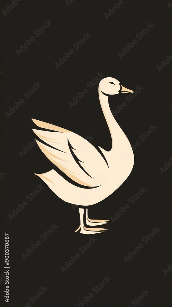 Obraz premium The goose logo