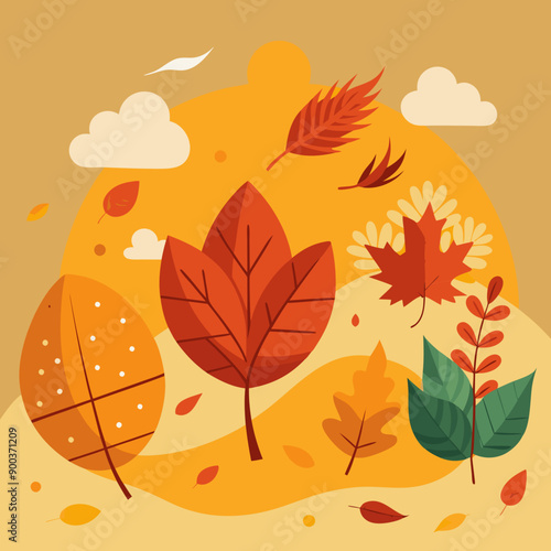 autumn leaves background