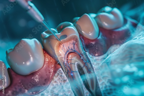 Dental Procedure with Tools