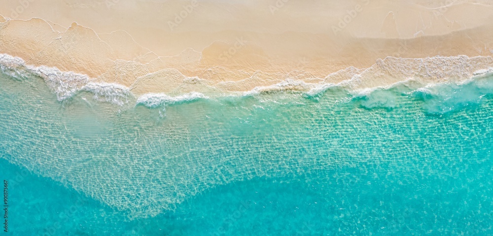 Sunny gold sandy beach, panorama. Panoramic view tranquil sandy beach. Peaceful sea waves shore. Ocean coast view. Aerial photography beachfront. Seaside exotic tropical Mediterranean nature landscape Sunny gold sandy beach, panorama. Panoramic view tranquil sandy beach. Peaceful sea waves shore. Ocean coast view. Aerial photography beachfront. Seaside exotic tropical Mediterranean nature landscape