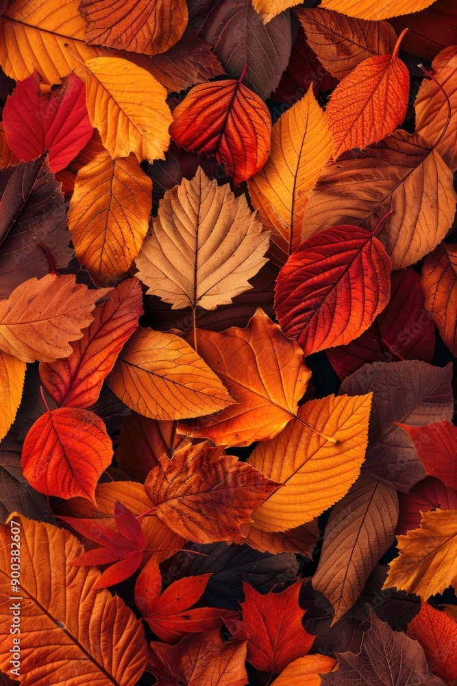 A close-up view of a collection of leaves A close-up view of a collection of leaves