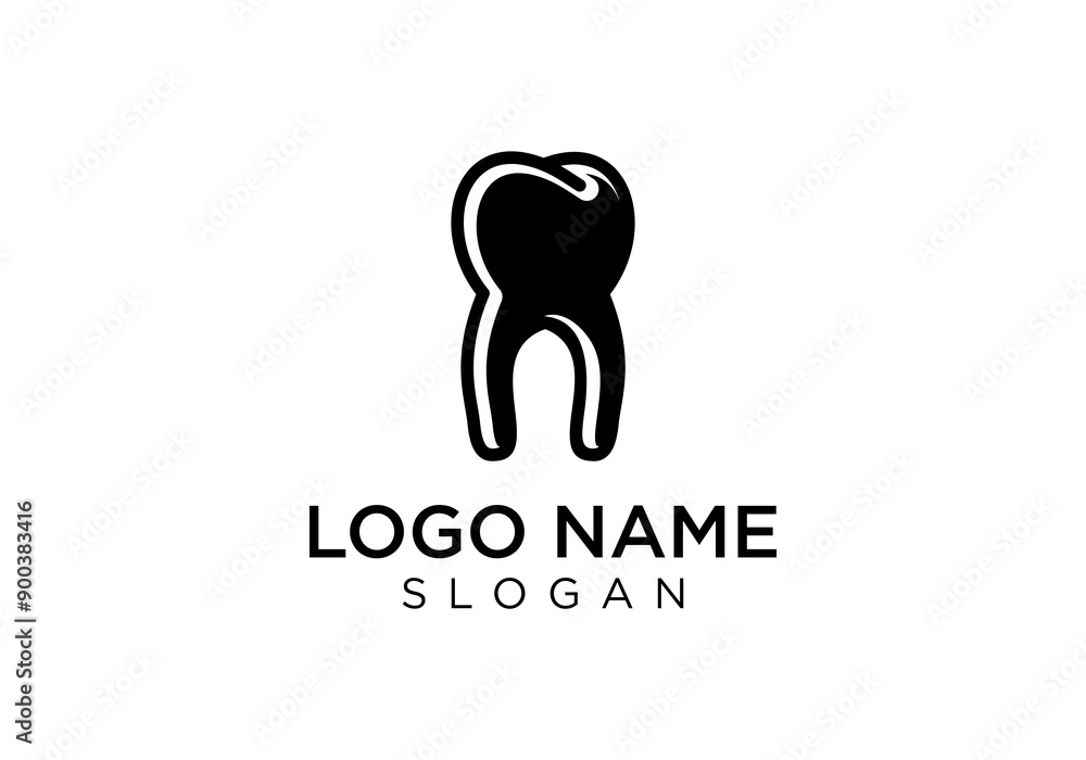 Dental logo vector design, dentist health. Dental logo vector design, dentist health.