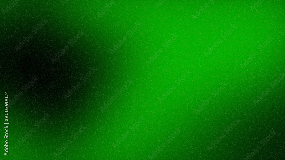 Fototapeta premium Grainy Green Gradient Background, Dark to Light, Abstract Texture, Vintage Design Poster Cover