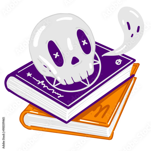 Spooky-Halloween_Skull-Spellbook