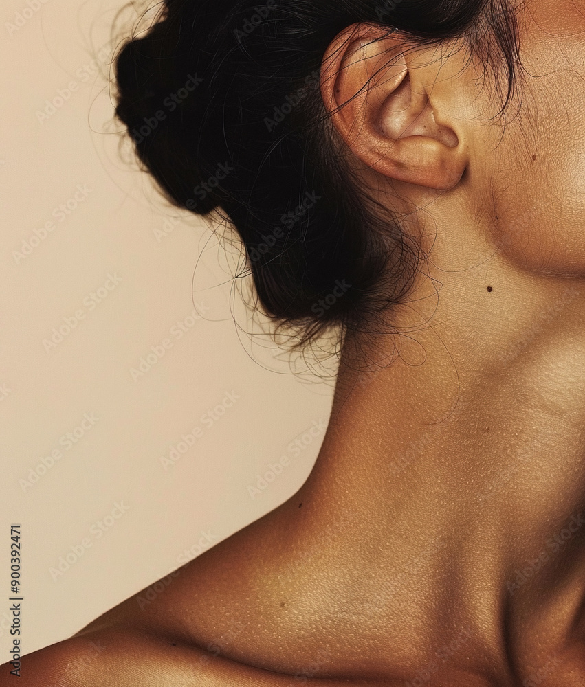 Beautiful female neck Beautiful female neck