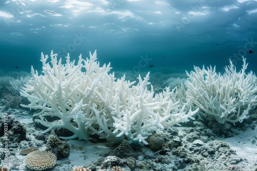Fototapeta Naklejka Na Ścianę i Meble -  Coral reef is bleaching