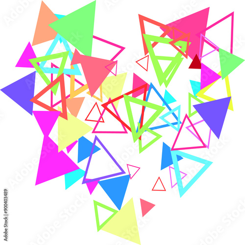 Free Download Party background with geometric shapes, triangles, dots, sprinkles. Pastel colors. - GFXLoad