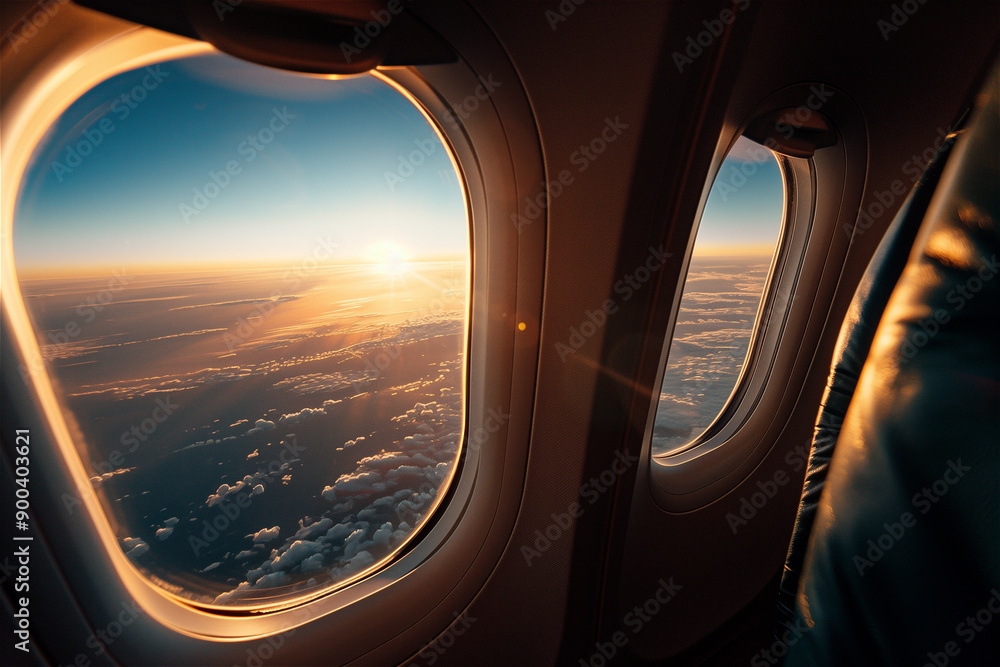 a view of the sky from an airplane window a view of the sky from an airplane window