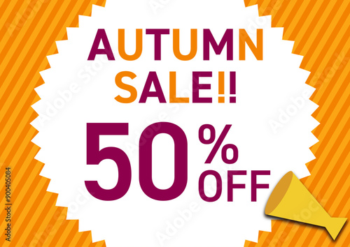 Autumn sale background