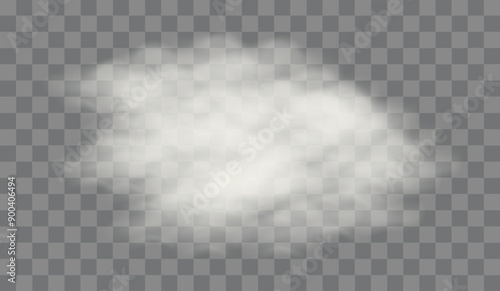 3D Realistic Transparent Smoke and Steam. Smoky isolated element on transparent background. Chimney smoke with overlay effect. Clouds art or smoky air vector illustration