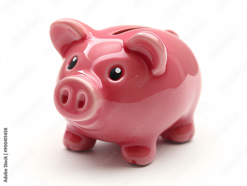 A charming red ceramic pig figurine with a big round nose and big black eyes. A charming red ceramic pig figurine with a big round nose and big black eyes.
