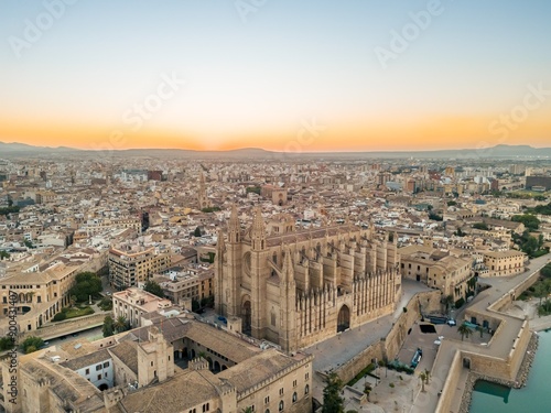 Palma de Mallorca - Cathedral, Spain. La Seu de Palma