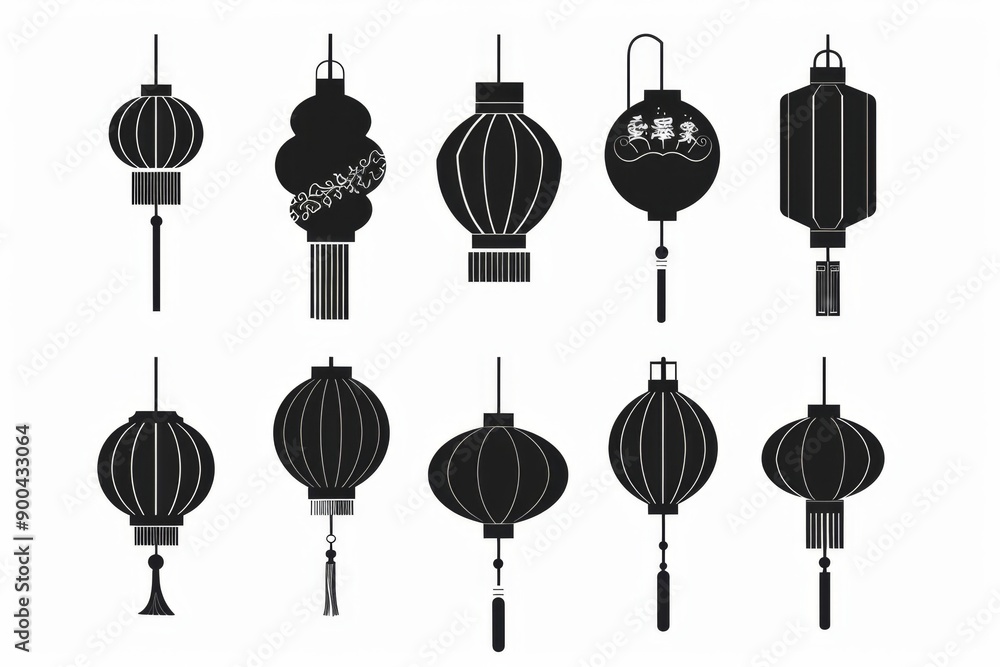 Asian lamp icon, chinese lantern isolated, traditional oriental lantern, light symbol,minimal flat flashlight Asian lamp icon, chinese lantern isolated, traditional oriental lantern, light symbol,minimal flat flashlight