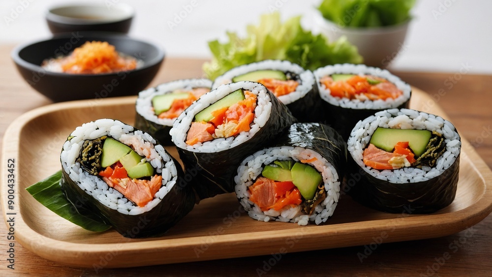 Mayak Kimbap Smaller, addictive rolls of kimbap. Mayak Kimbap Smaller, addictive rolls of kimbap.