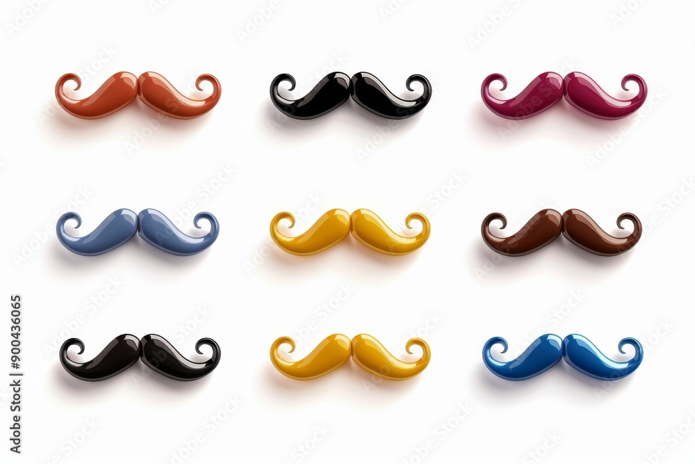 Mustaches icon, hipster sign, Fathers day symbol, barber logo, human whisker, vintage moustache emblem Mustaches icon, hipster sign, Fathers day symbol, barber logo, human whisker, vintage moustache emblem