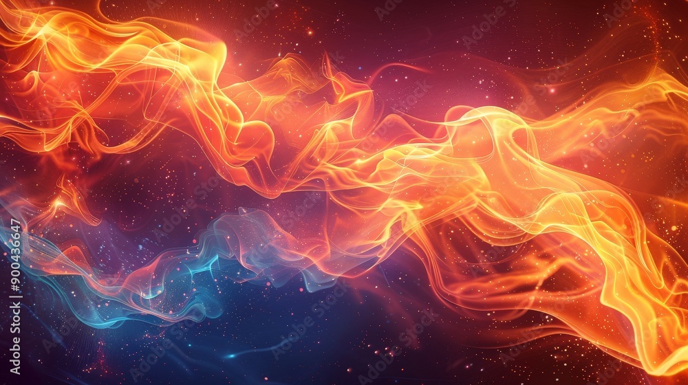 Abstract fire patterns with dynamic, swirling designs and vibrant colors Abstract fire patterns with dynamic, swirling designs and vibrant colors