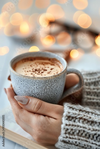 Hands Holding a Cup of Coffee
