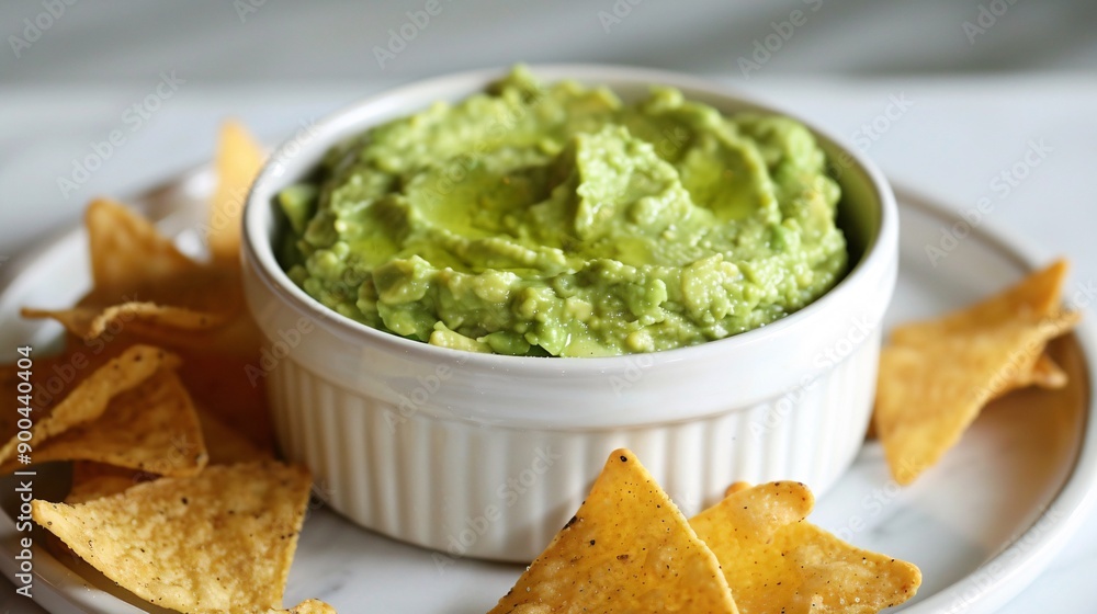 Avocado Smoothie Bowl for Enjoying with Crispy Toasted Slices