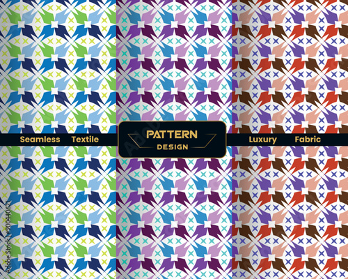 Pattern design template for fabric