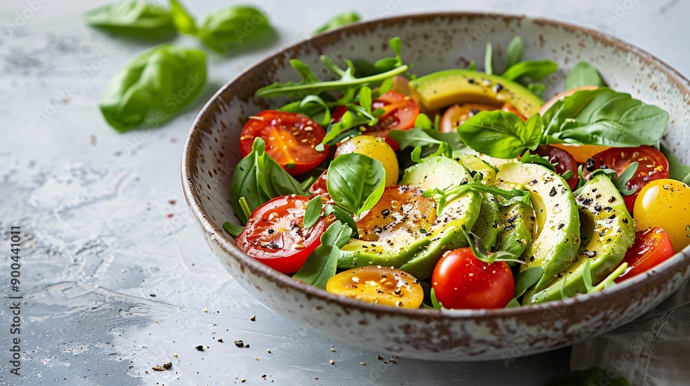 Nutritious and Delicious Avocado Salad for a Healthy Lifestyle Nutritious and Delicious Avocado Salad for a Healthy Lifestyle