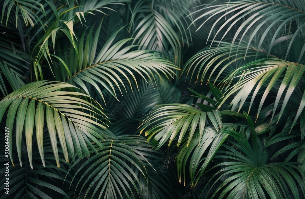 Lush Green Palm Fronds Lush Green Palm Fronds