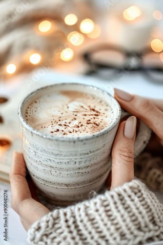 Hands Holding a Cup of Coffee