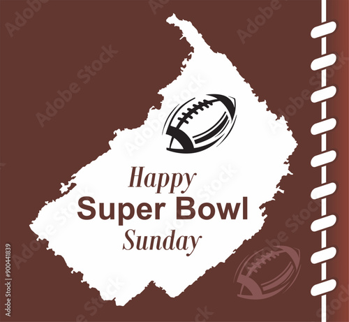 Super bowl title text. Red and blue font color and shadow reflection. Super bowl concept, SUPER Bowl Sunday wallpapers and backgrounds you can download and use on your smartphone, tablet, or computer.