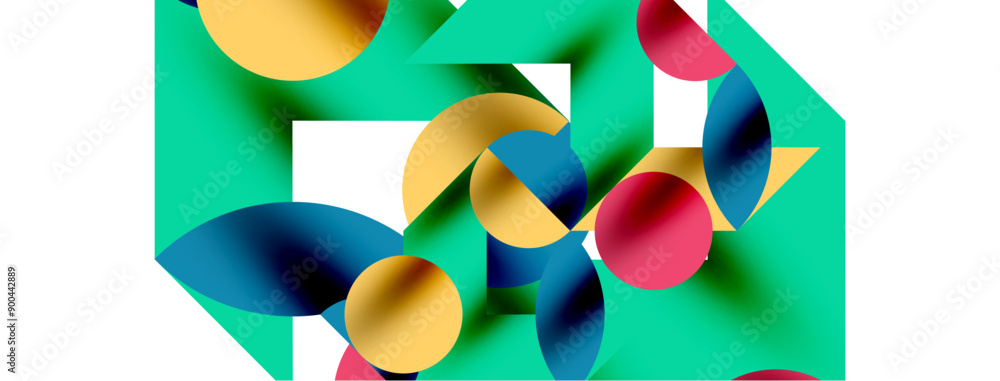 Circle pattern, round elements with lines and arrows composition for wallpaper, banner, background or landing Circle pattern, round elements with lines and arrows composition for wallpaper, banner, background or landing