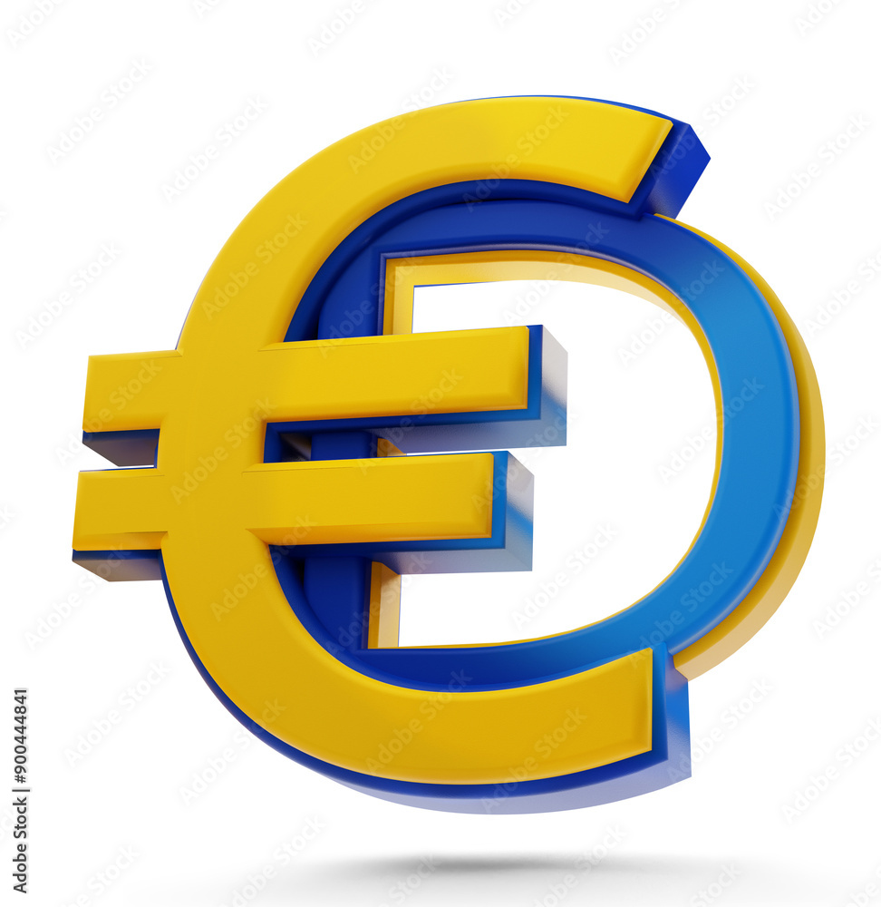 Digital EURO as D-EUR or digital cash, simplified map with borders of the European Union Europe EU Digital EURO as D-EUR or digital cash, simplified map with borders of the European Union Europe EU
