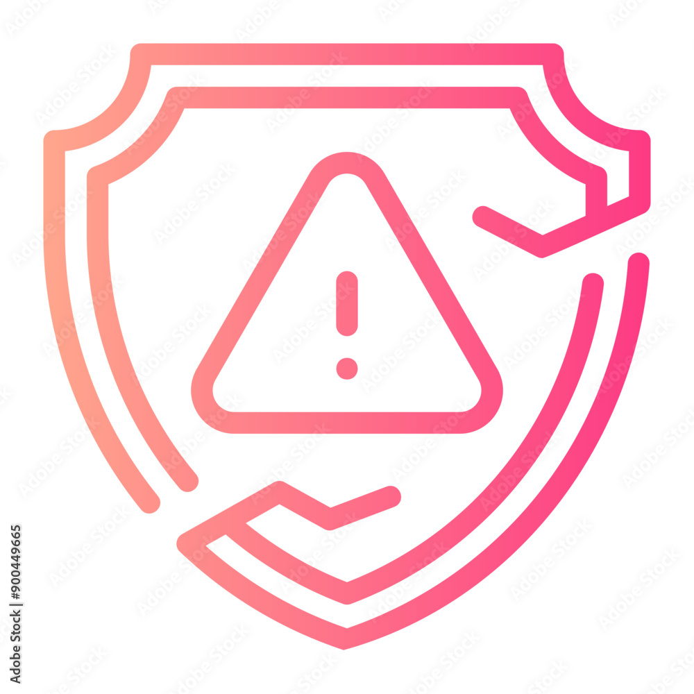 unprotected gradient icon unprotected gradient icon