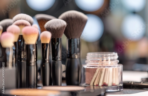 Makeup Brushes and Powder