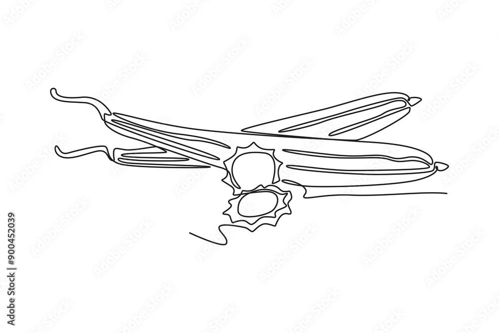 Single one line drawing of whole and sliced healthy organic sponge gourd for logo identity. Fresh Vietnamese luffa concept for vegetable icon. Continuous line draw design graphic vector illustration Single one line drawing of whole and sliced healthy organic sponge gourd for logo identity. Fresh Vietnamese luffa concept for vegetable icon. Continuous line draw design graphic vector illustration