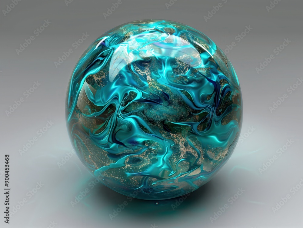Blue and Gold Spherical 3D Model with Swirling Metallic Patterns on a Smooth Gray Background
Blue and Gold Spherical 3D Model with Swirling Metallic Patterns on a Smooth Gray Background
