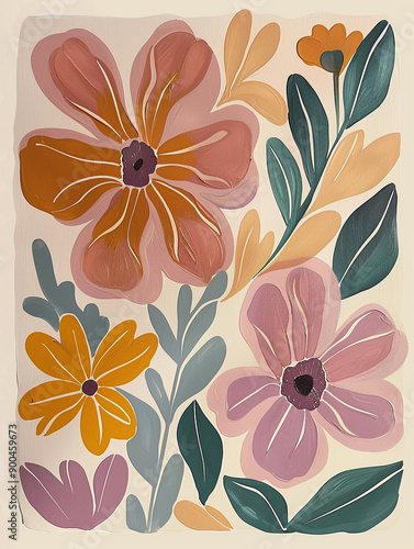 Pattern of flowers