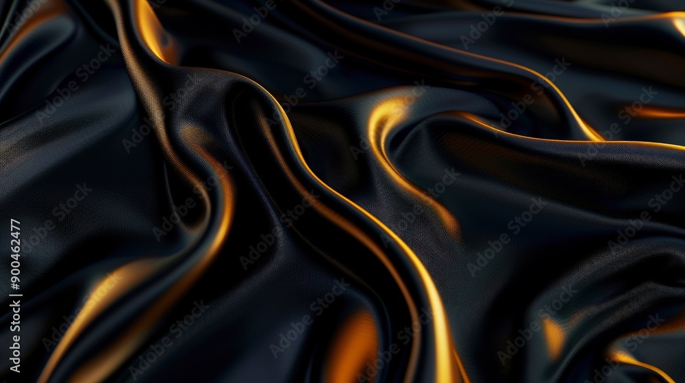 Obraz premium abstract background luxury cloth or liquid wave or wavy folds of grunge silk texture satin velvet material or luxurious Christmas background or elegant wallpaper design, background, generative ai