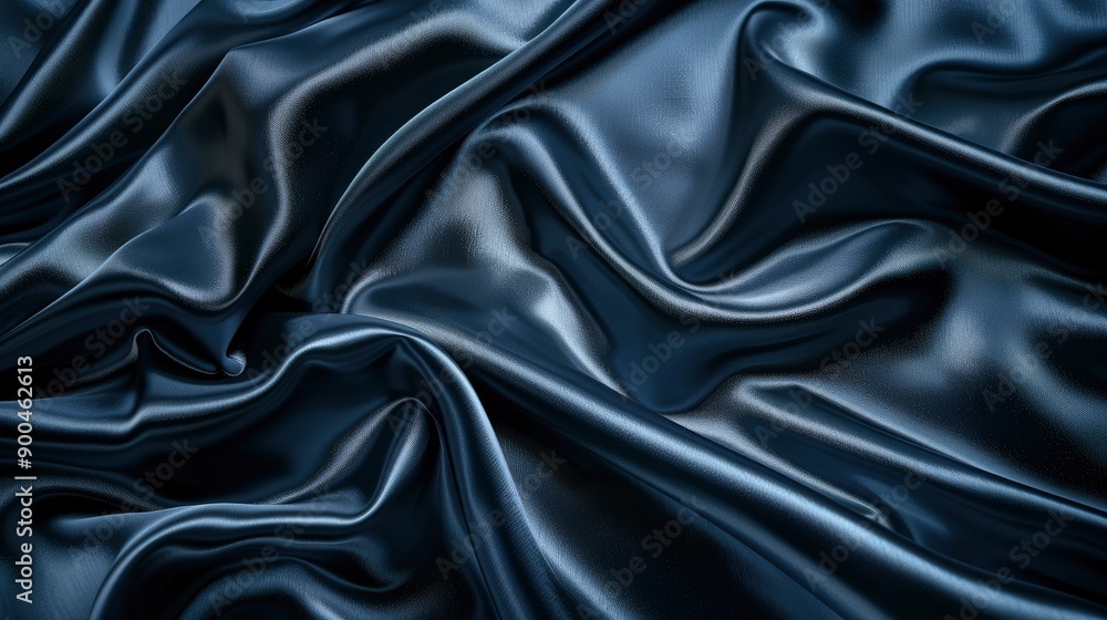 Fototapeta premium abstract background luxury cloth or liquid wave or wavy folds of grunge silk texture satin velvet material or luxurious Christmas background or elegant wallpaper design, background, generative ai