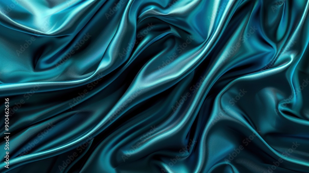Obraz premium abstract background luxury cloth or liquid wave or wavy folds of grunge silk texture satin velvet material or luxurious Christmas background or elegant wallpaper design, background, generative ai