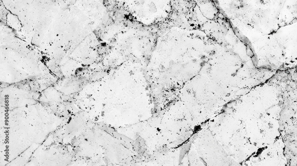 Fototapeta premium Texture and seamless background of white granite stone, ai