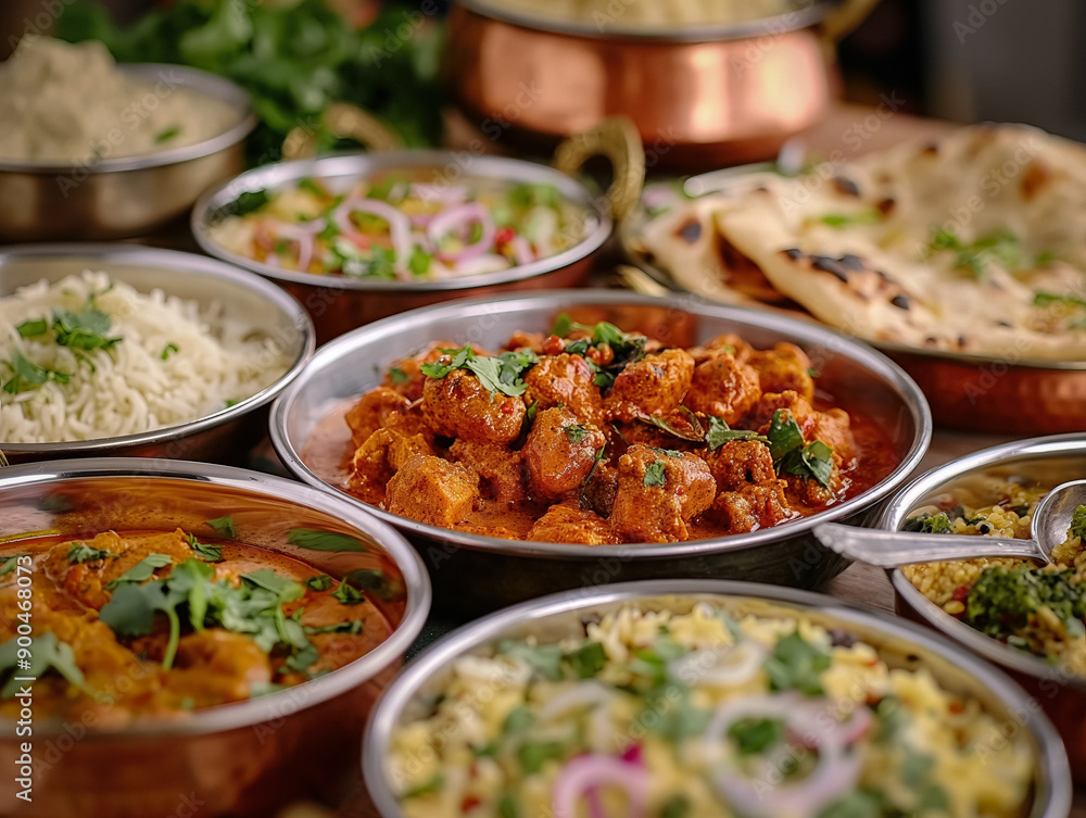 Butter chicken - popular indian dish Butter chicken - popular indian dish