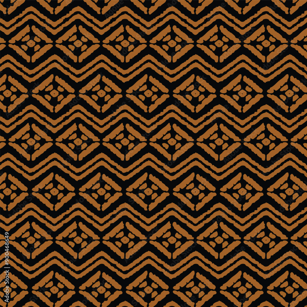 Illustration pattern ethnic design with colors and background Illustration pattern ethnic design with colors and background
