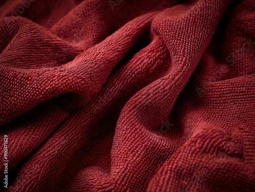 Red towel texture