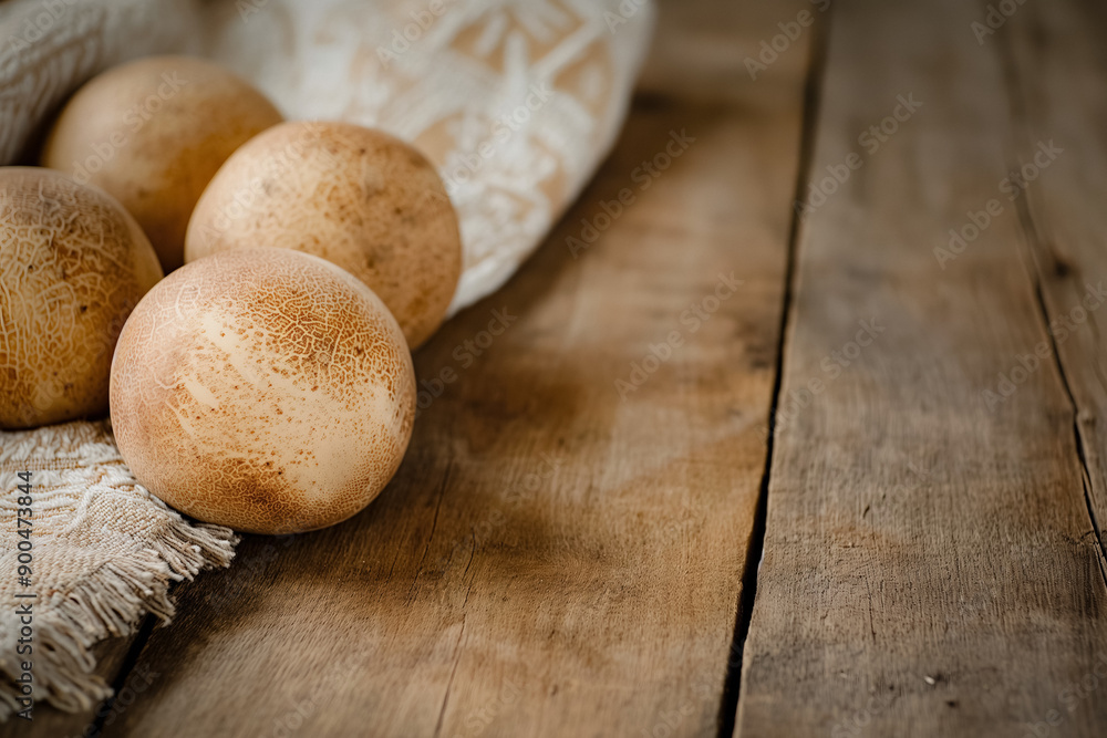 Yam or suran, popular indian fruit, on indian motif background Yam or suran, popular indian fruit, on indian motif background